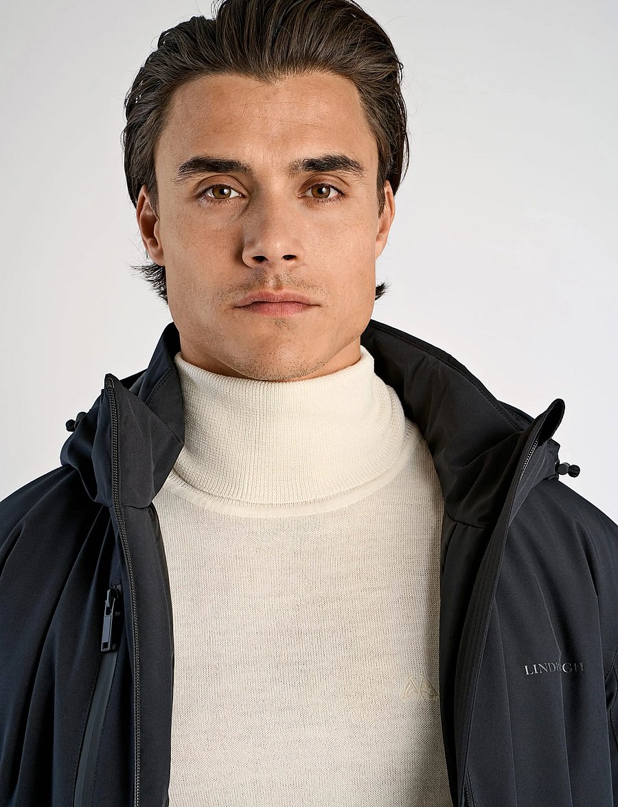 Lindbergh - Short parka jacket - parkas - navy - 5