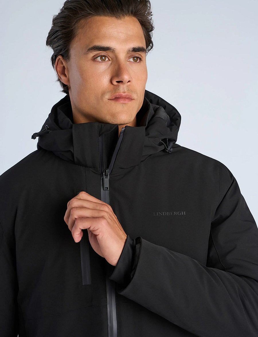 Lindbergh - Parka jacket - parkad - black - 5