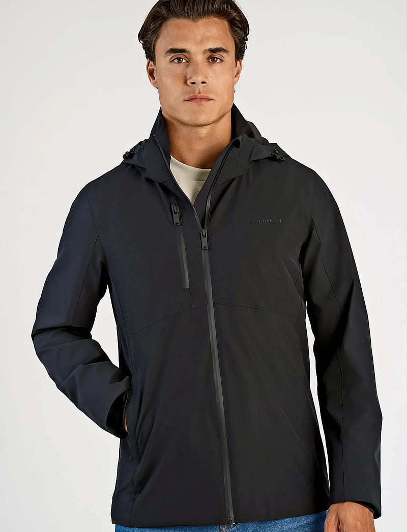Lindbergh - Short parka jacket - navy - 3