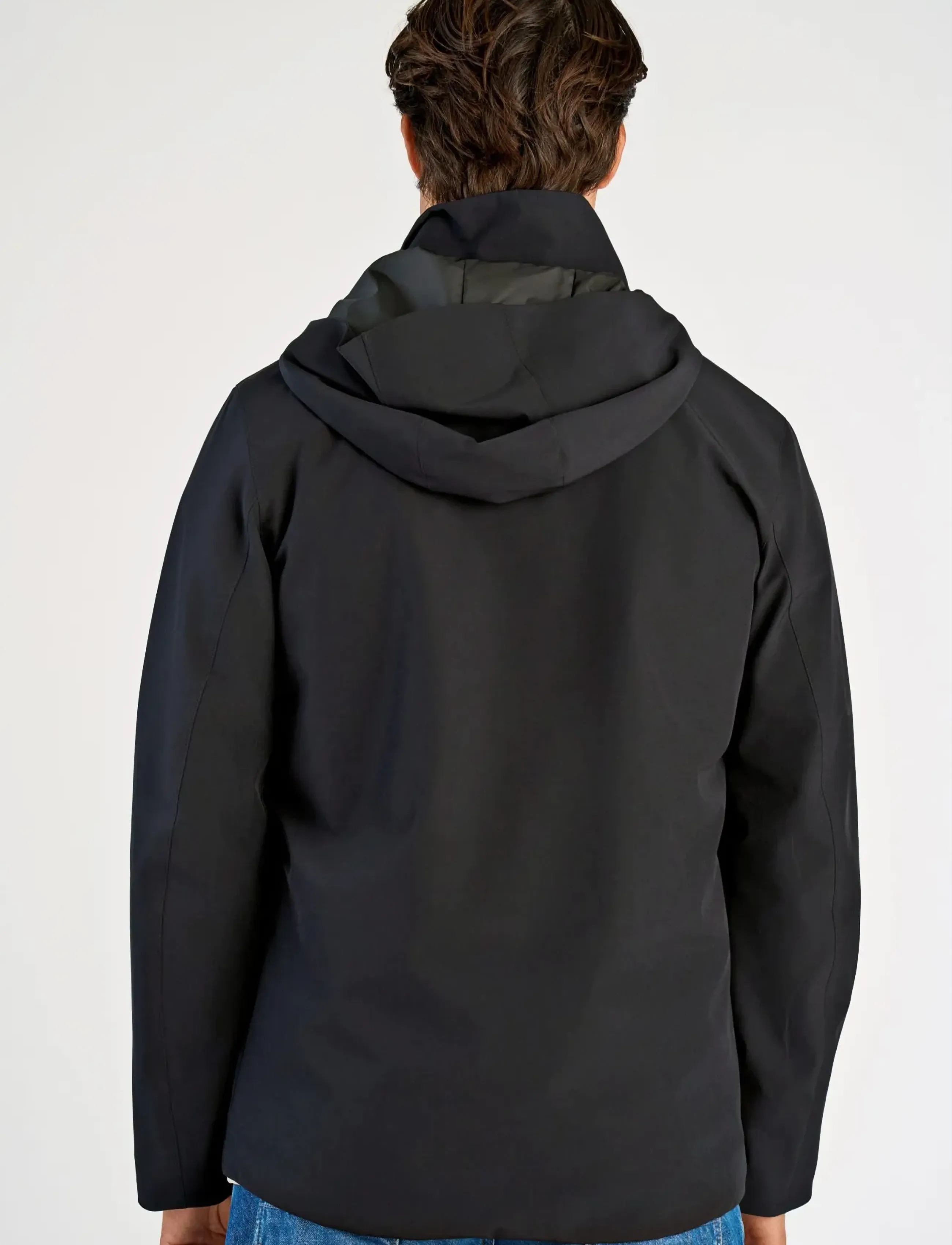 Lindbergh - Short parka jacket - välijoped - navy - 4