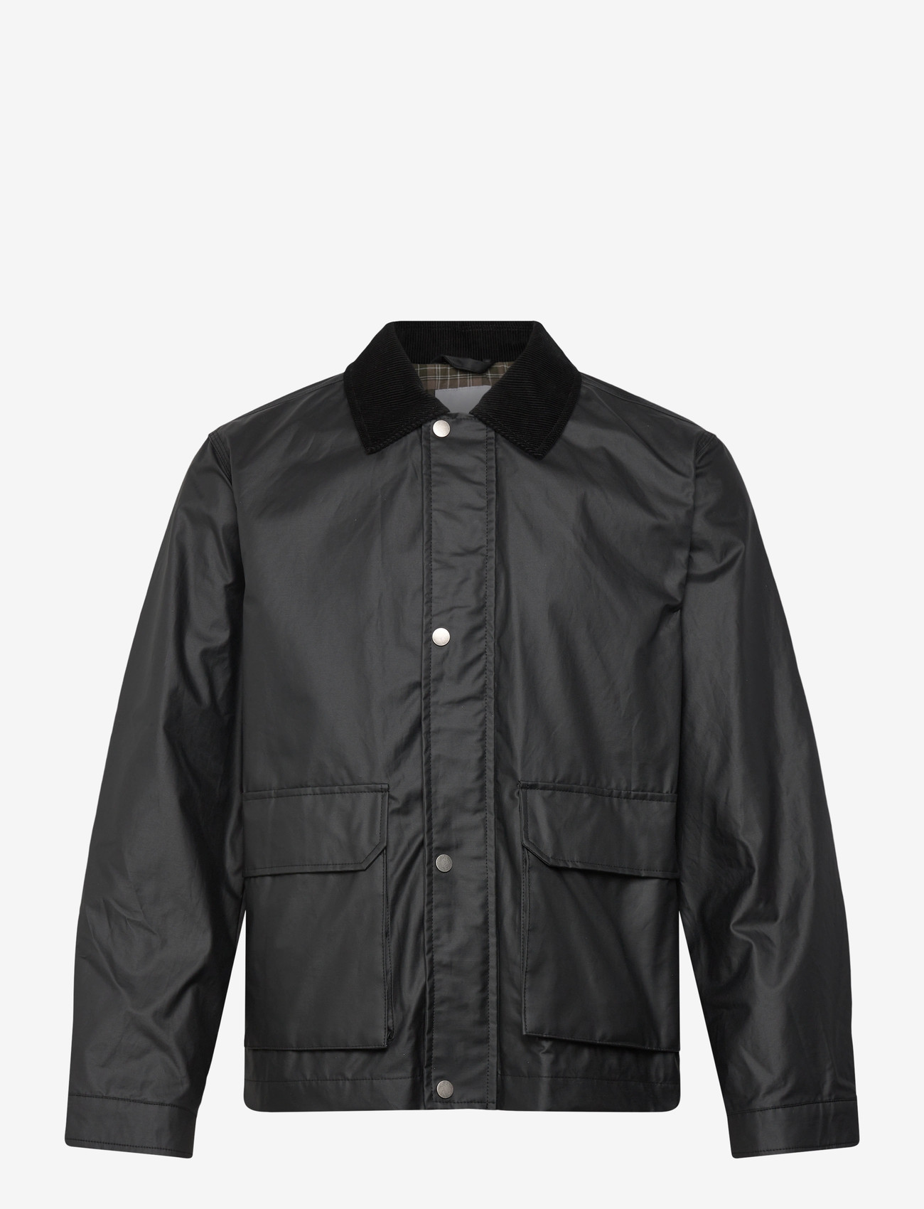 Lindbergh - Field jacket with corduroy collar - kevadjoped - black - 1