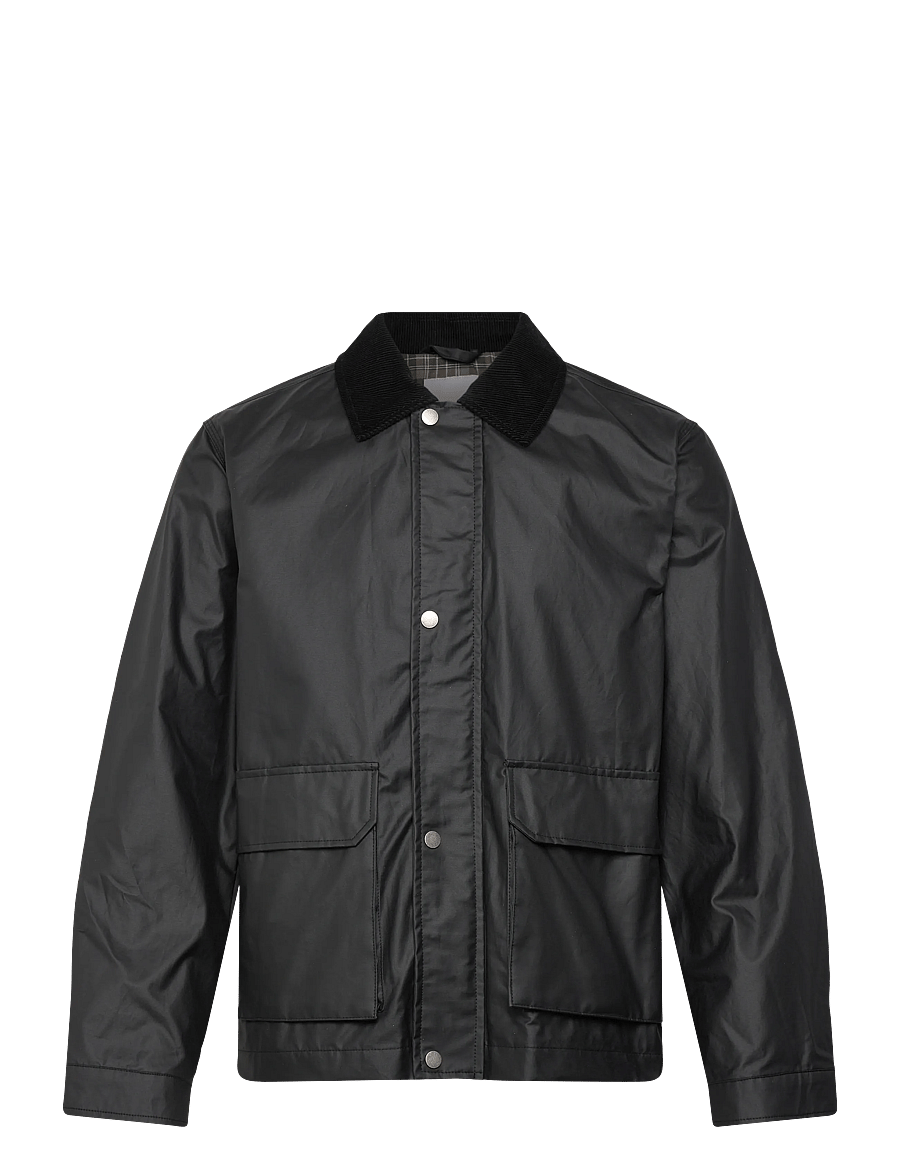 Lindbergh - Field jacket with corduroy collar - vestes de printemps - black - 1