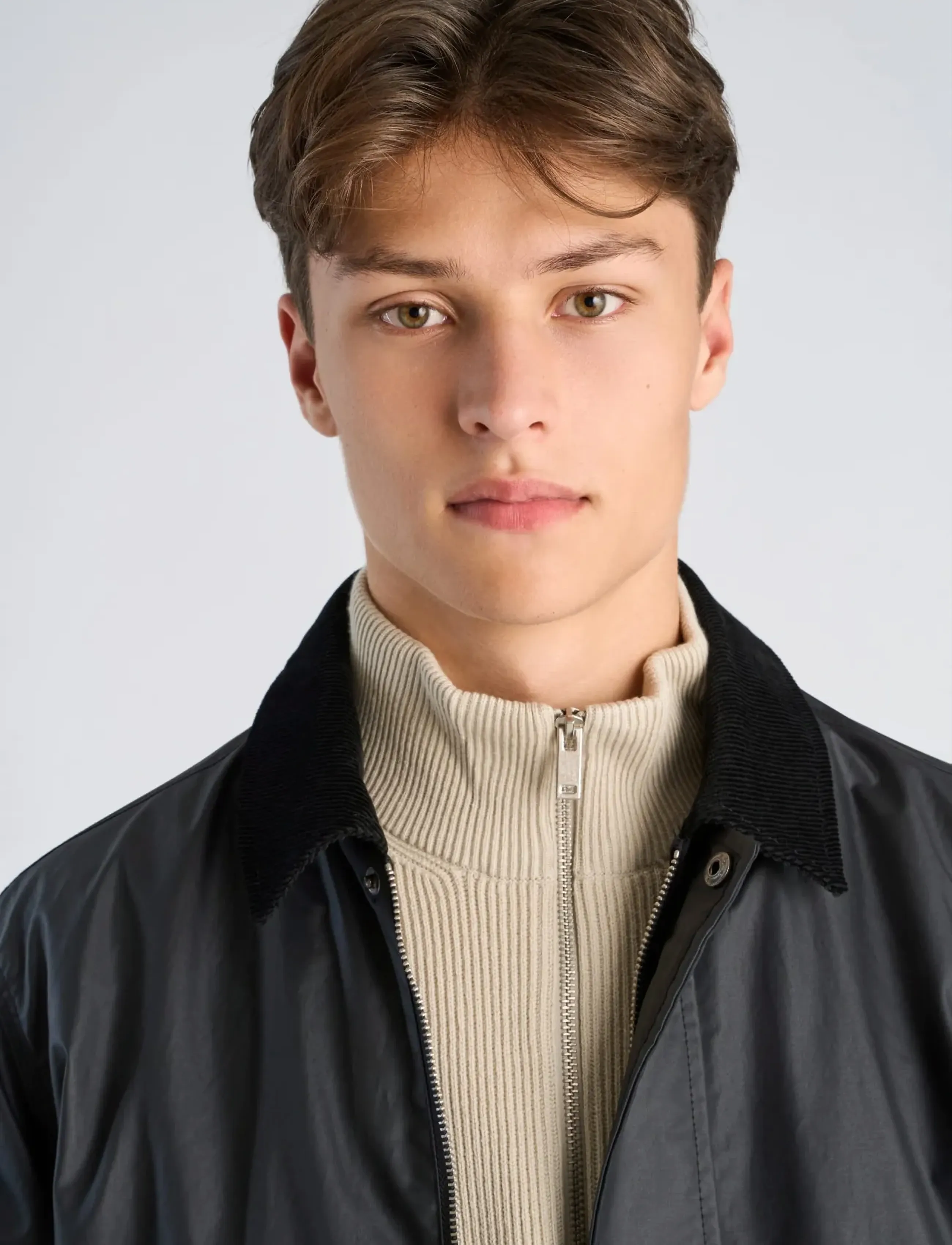 Field Jacket With Corduroy Collar 4