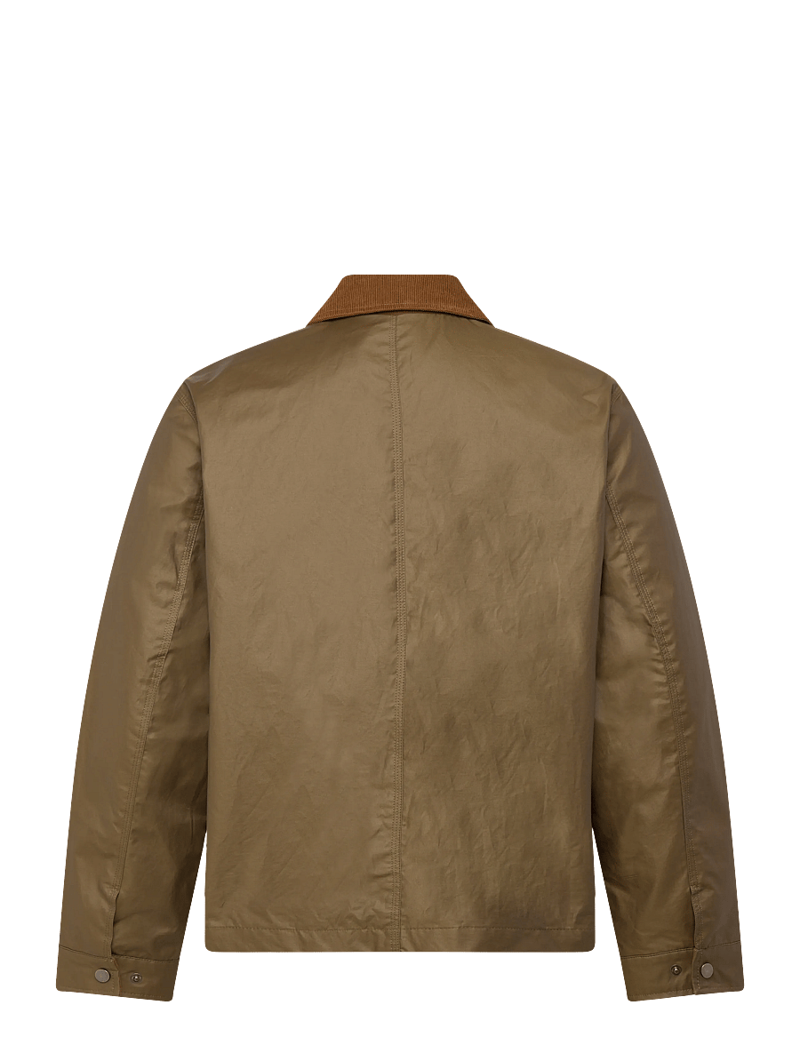 Lindbergh - Field jacket with corduroy collar - herbstjacken - dk army - 2