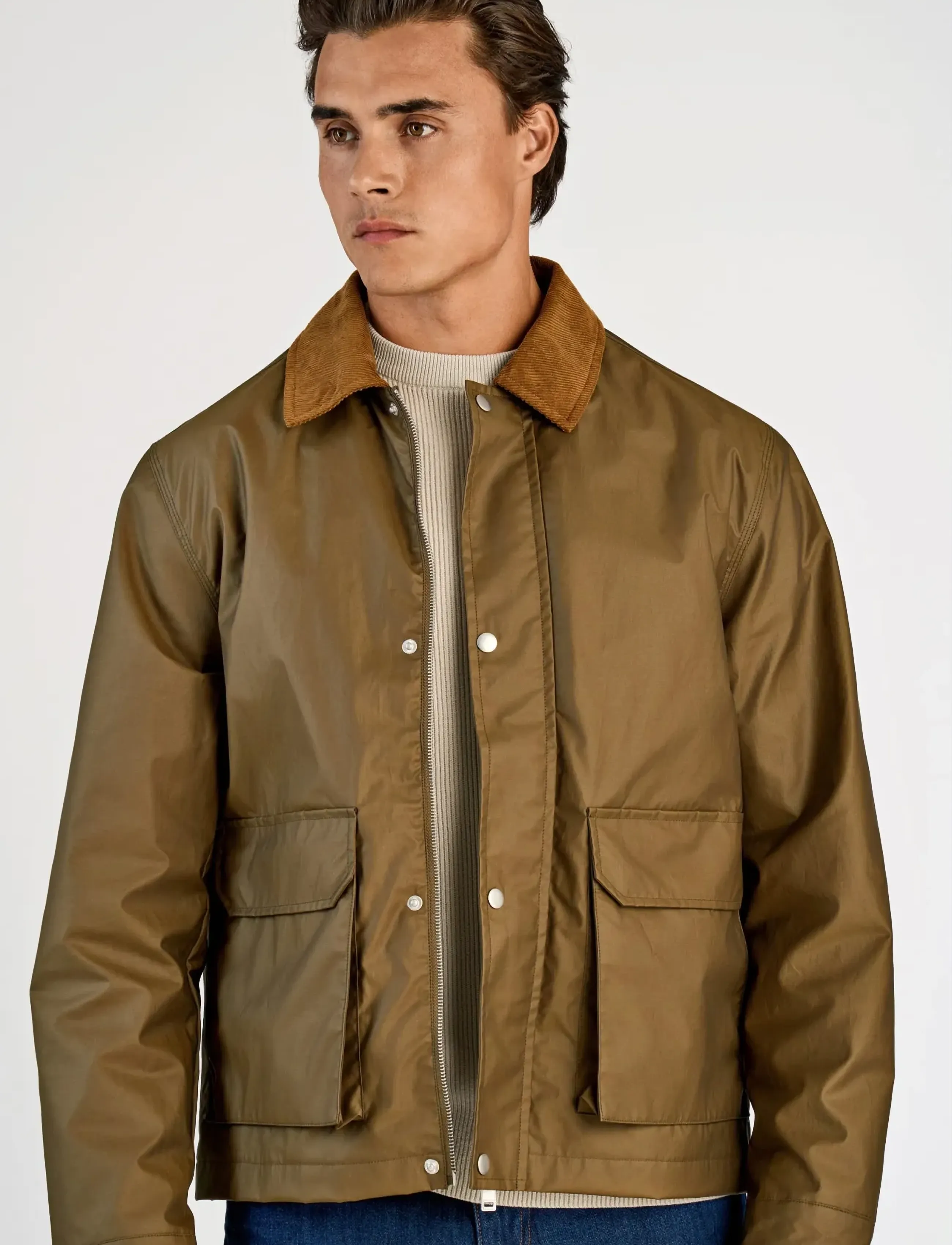 Field Jacket With Corduroy Collar 2