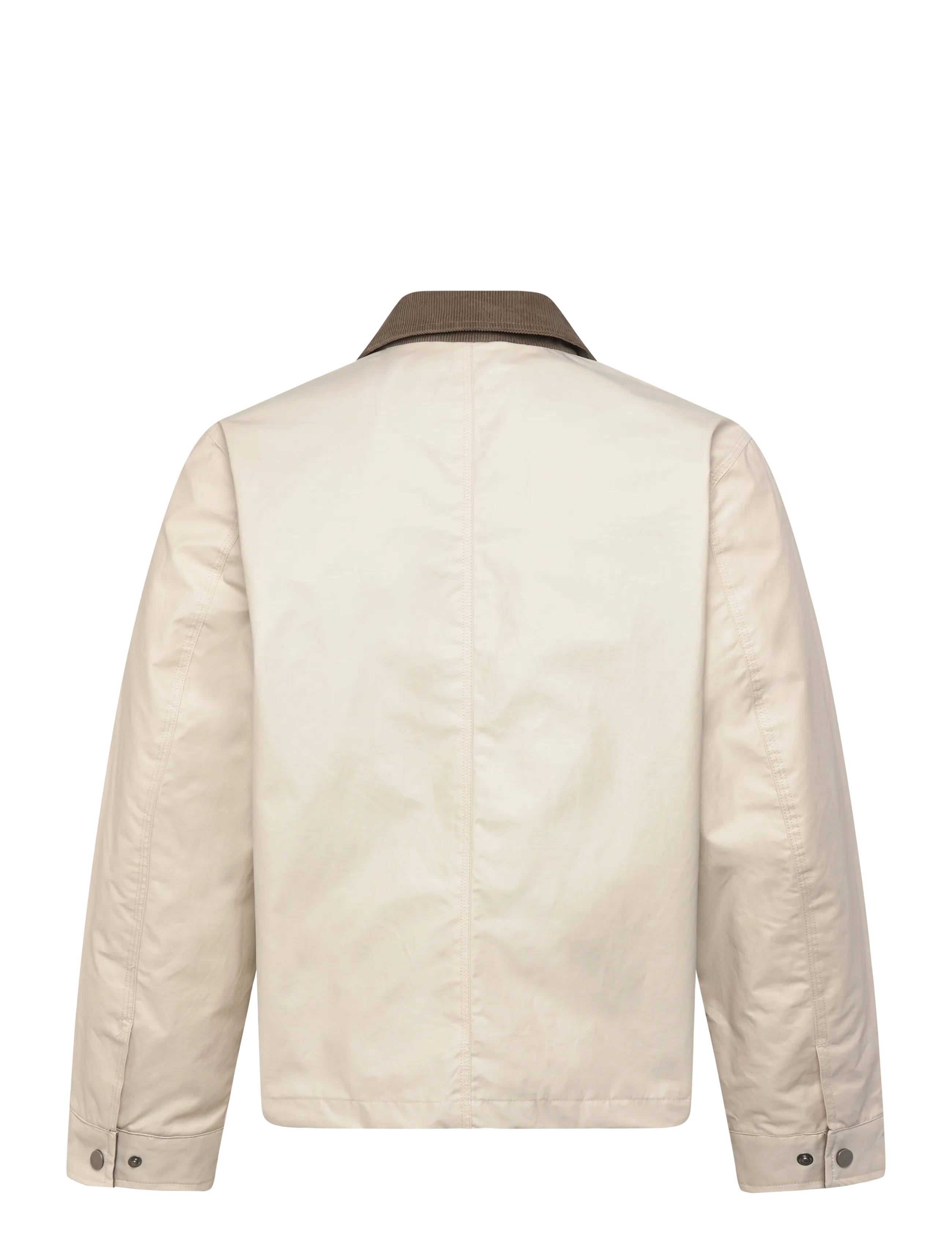 Lindbergh - Field jacket with corduroy collar - spring jackets - lt stone grey - 2