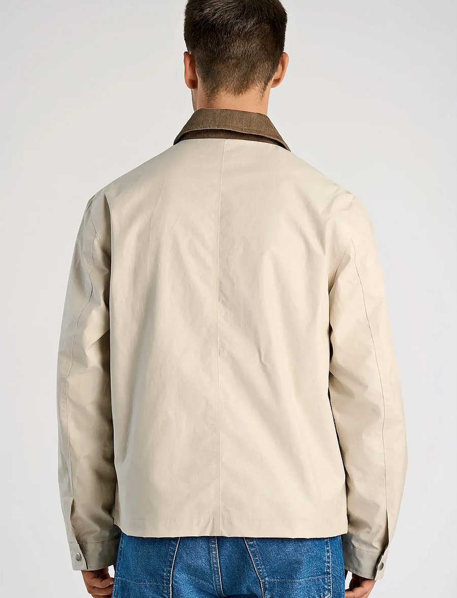 Lindbergh - Field jacket with corduroy collar - vestes de printemps - lt stone grey - 4