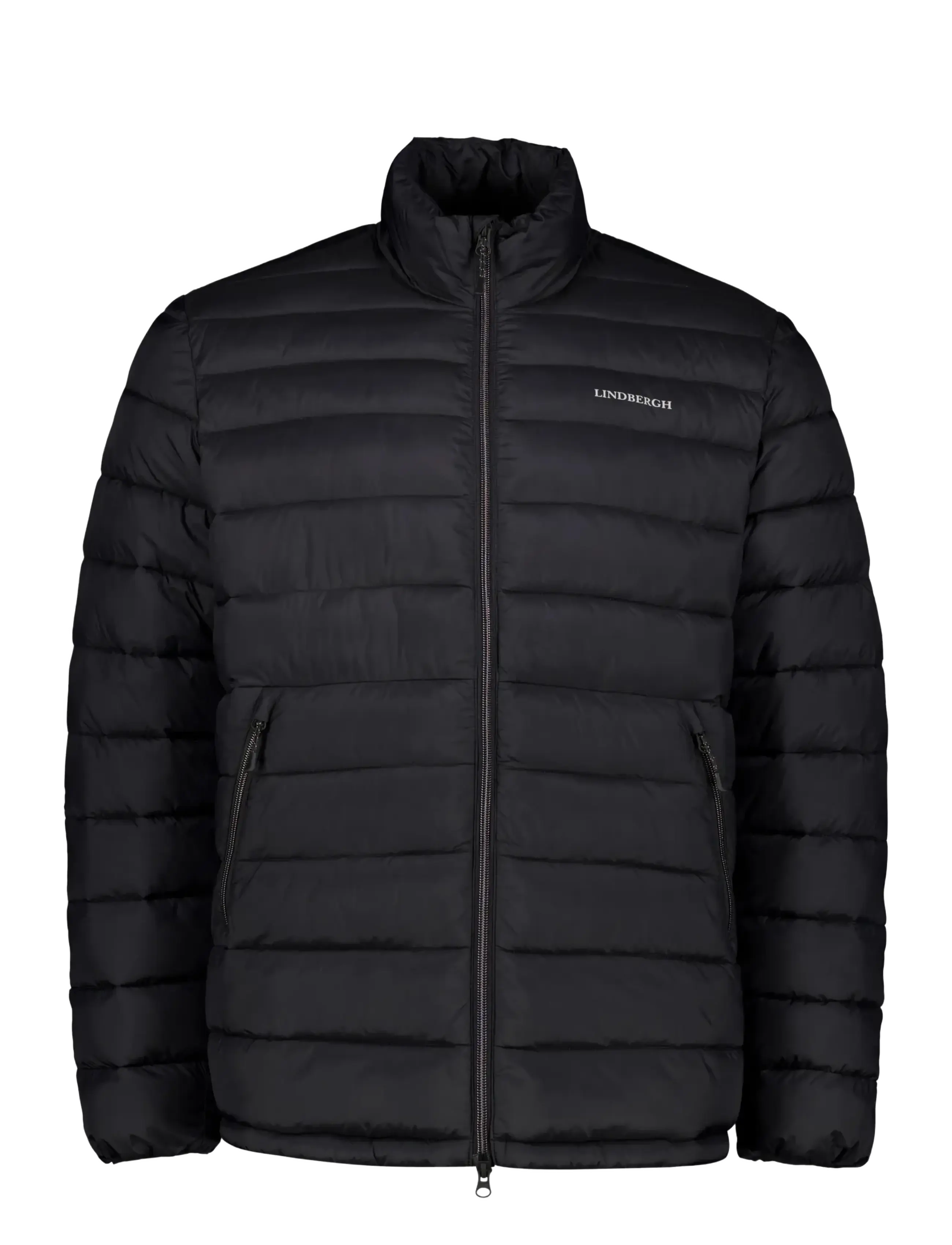 Lindbergh Light weight puffer jacket - Nordisk stil - BLACK / black