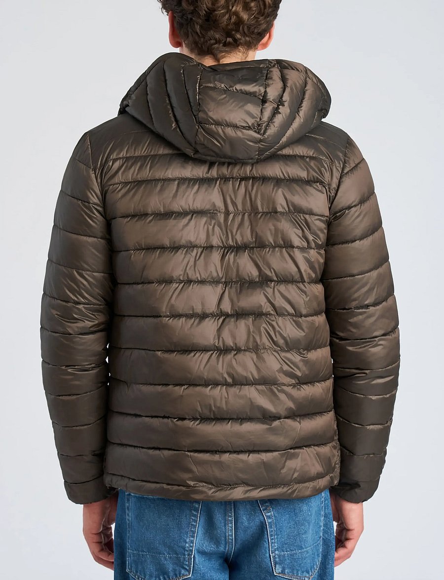 Lindbergh - Light weight hooded puffer jacket - sügisjoped - olive brown - 4