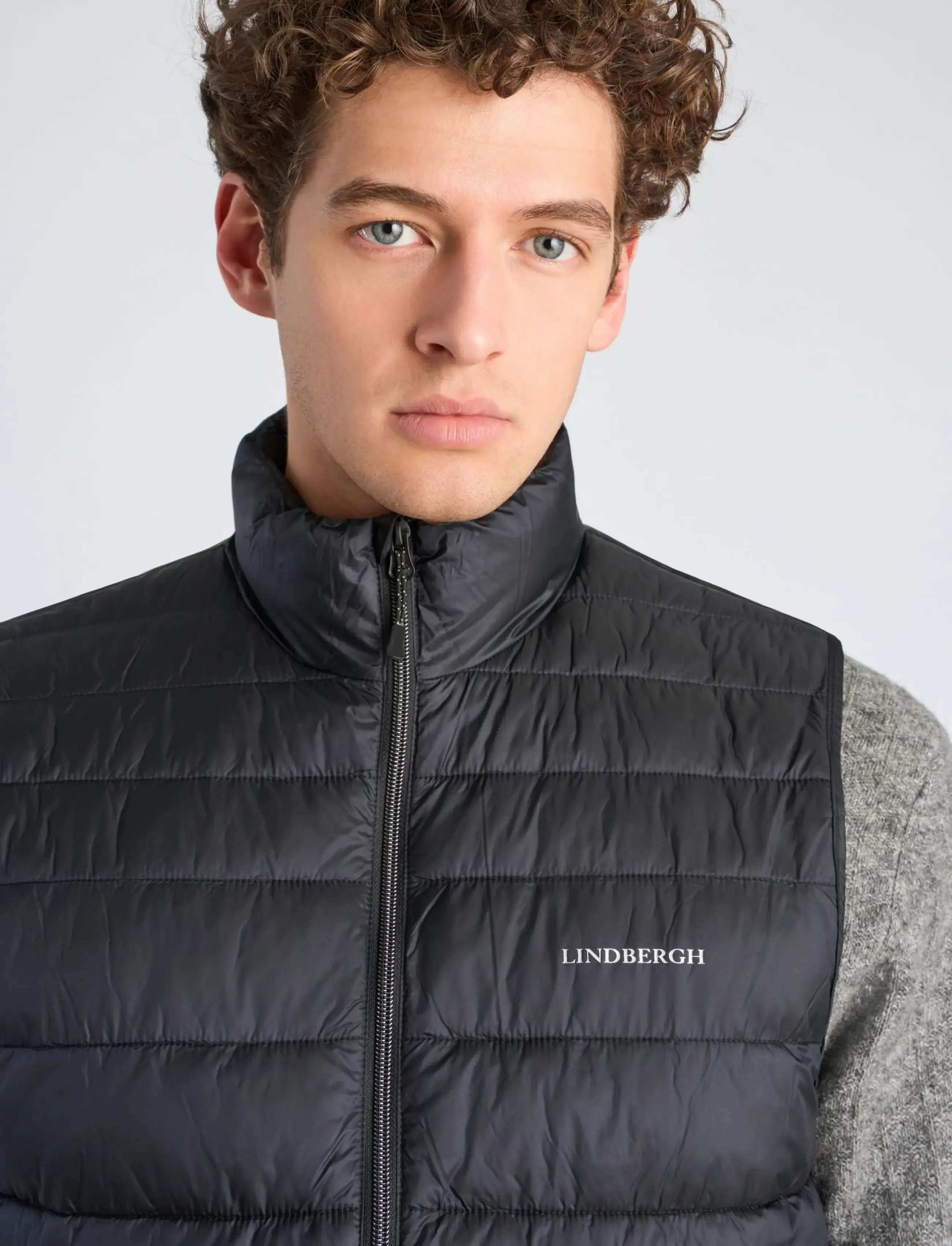 Lindbergh - Light weight puffer vest - black - 5