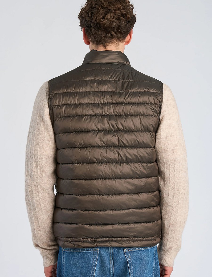 Lindbergh - Light weight puffer vest - westen - olive brown - 4