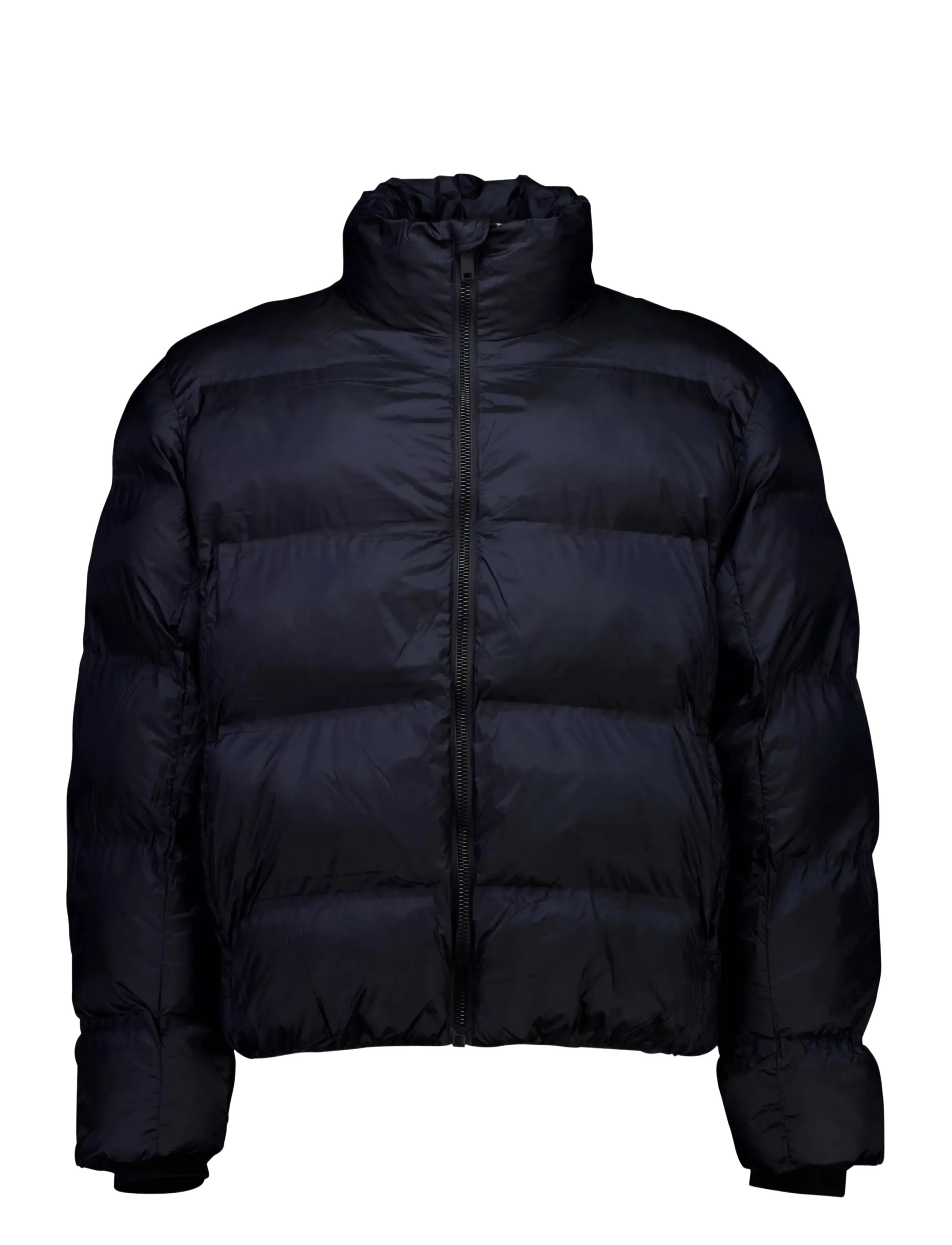Lindbergh - Cropped seamless puffer jacket - fall jackets - black - 1