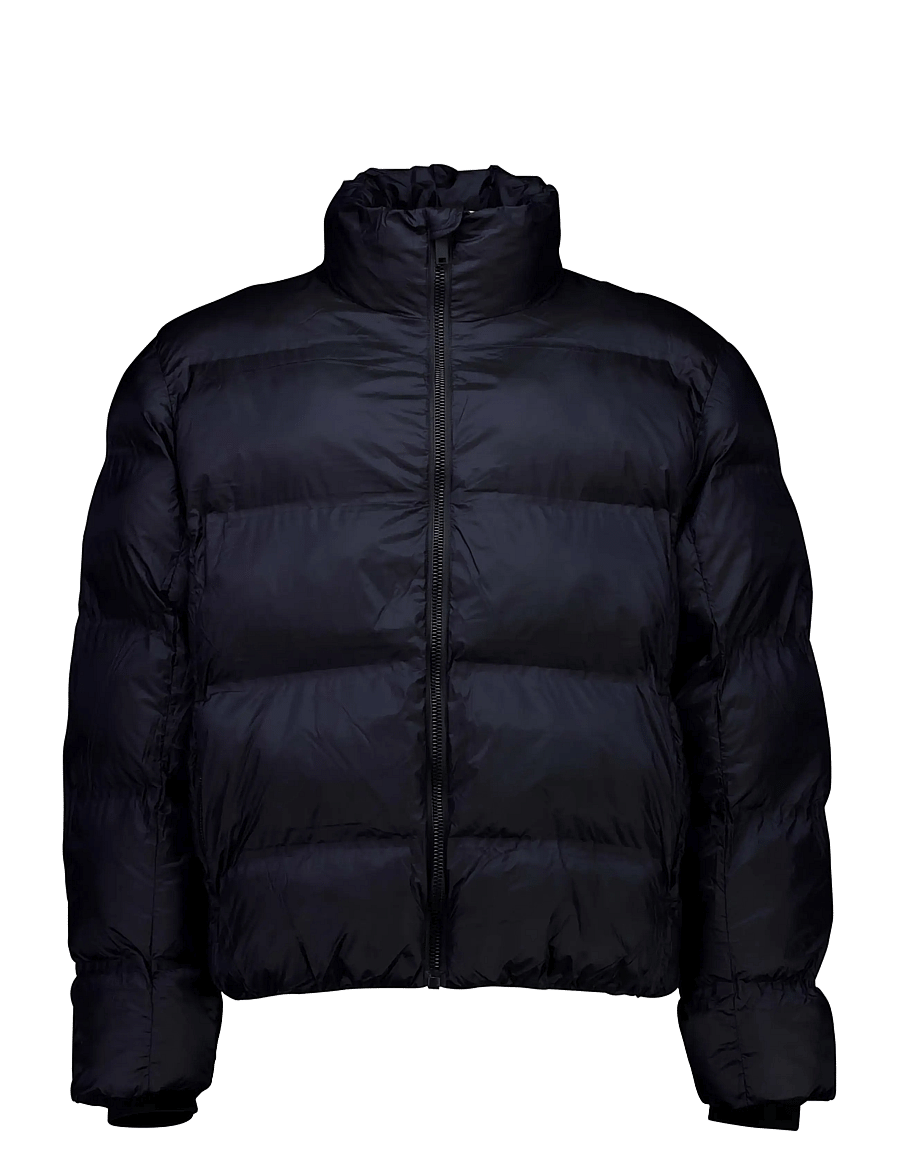 Lindbergh - Cropped seamless puffer jacket - fall jackets - black - 1