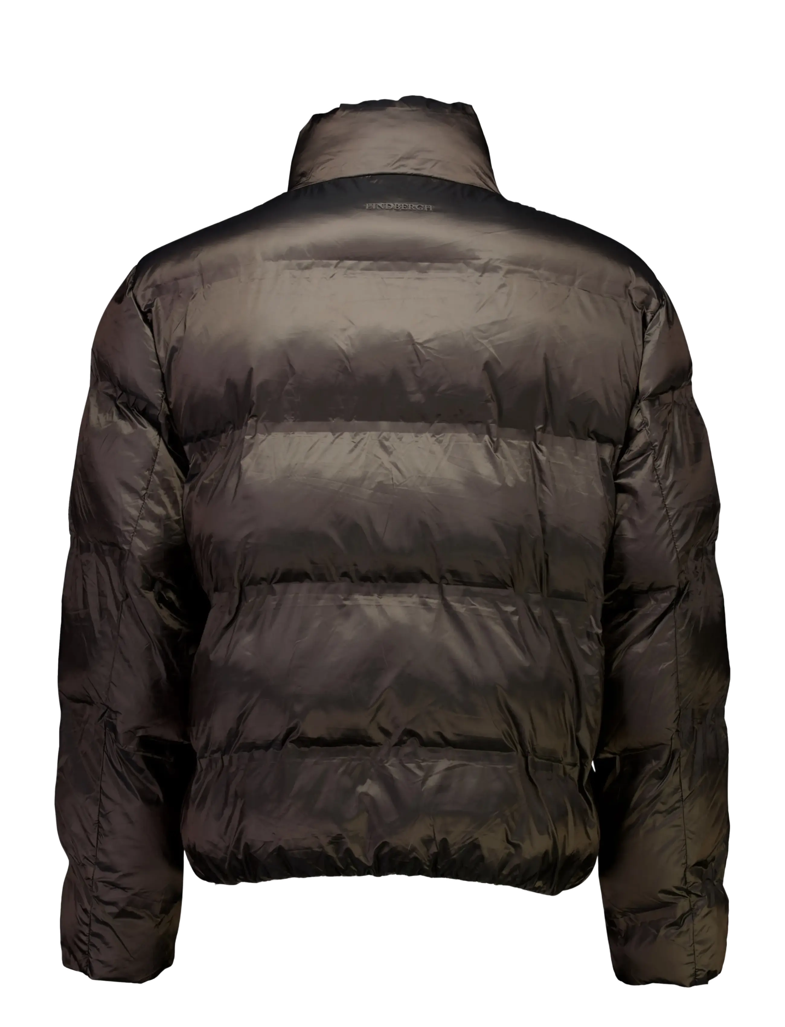 Lindbergh - Cropped seamless puffer jacket - sügisjoped - olive brown - 2