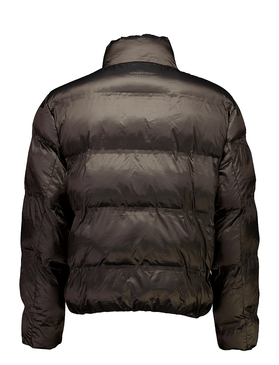 Lindbergh - Cropped seamless puffer jacket - sügisjoped - olive brown - 2