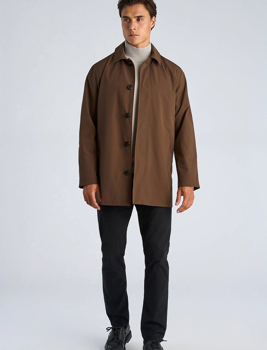 Lindbergh - Mac coat - rain coats - brown - 0