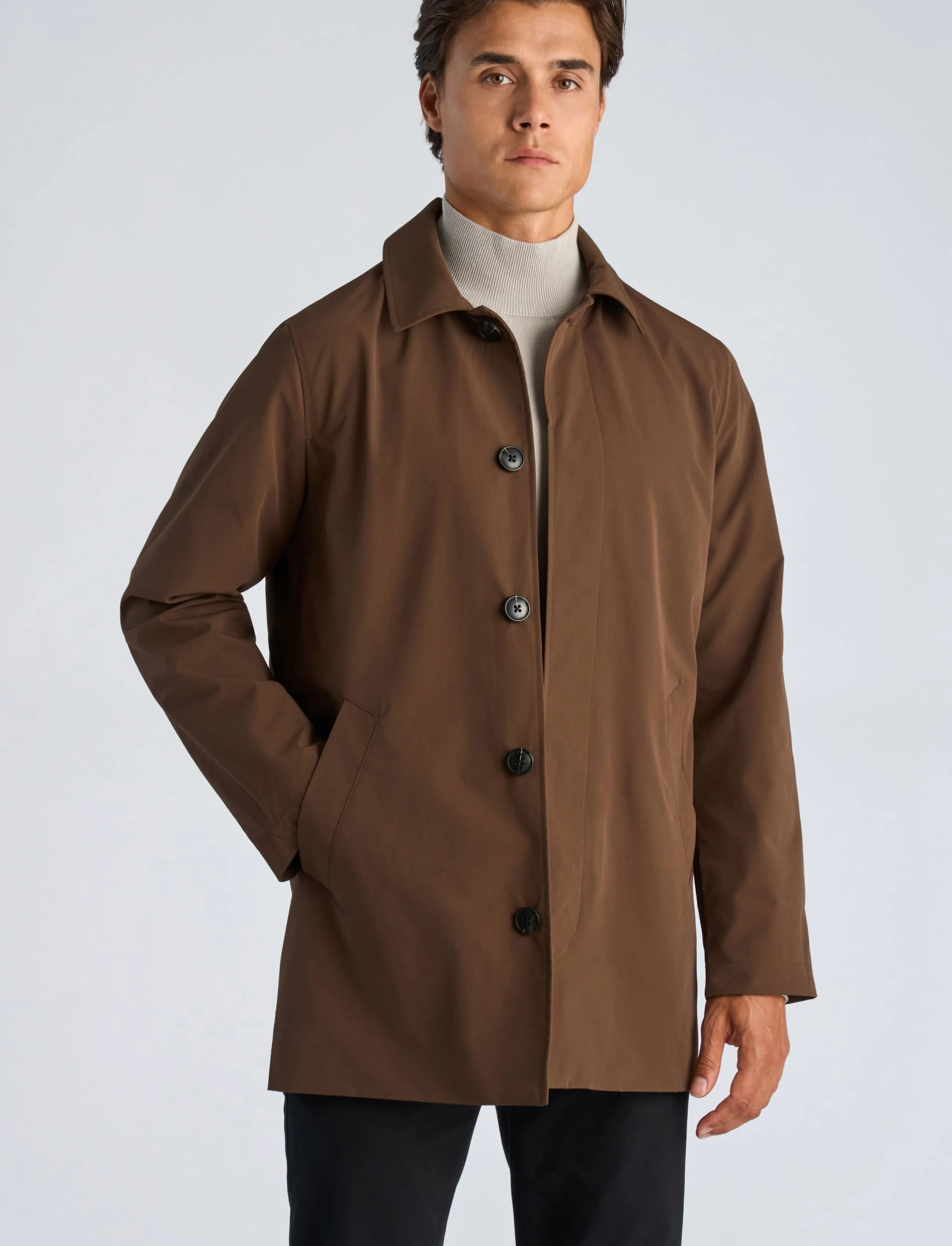 Lindbergh - Mac coat - jacken - brown - 3