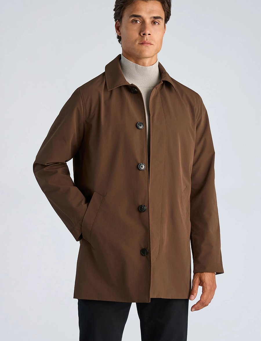 Lindbergh - Mac coat - rain coats - brown - 3