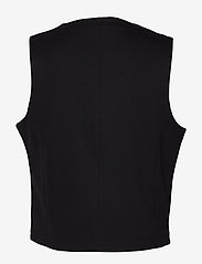Lindbergh - Superflex knitted waistcoat - vestes - black - 1