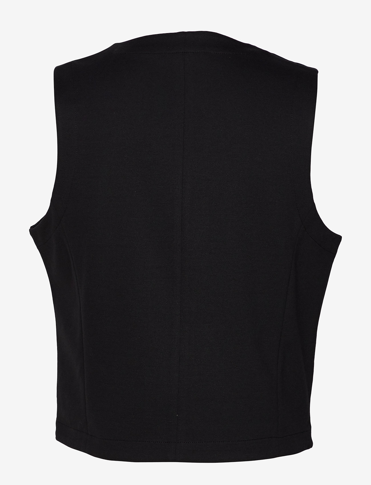 Lindbergh - Superflex knitted waistcoat - västar - black - 2
