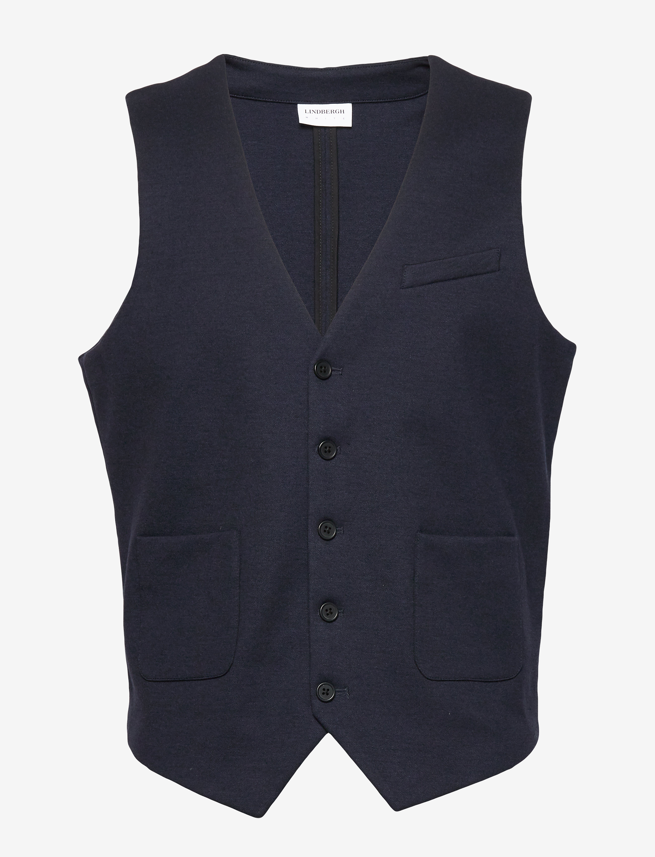 Superflex knitted waistcoat - NAVY MIX