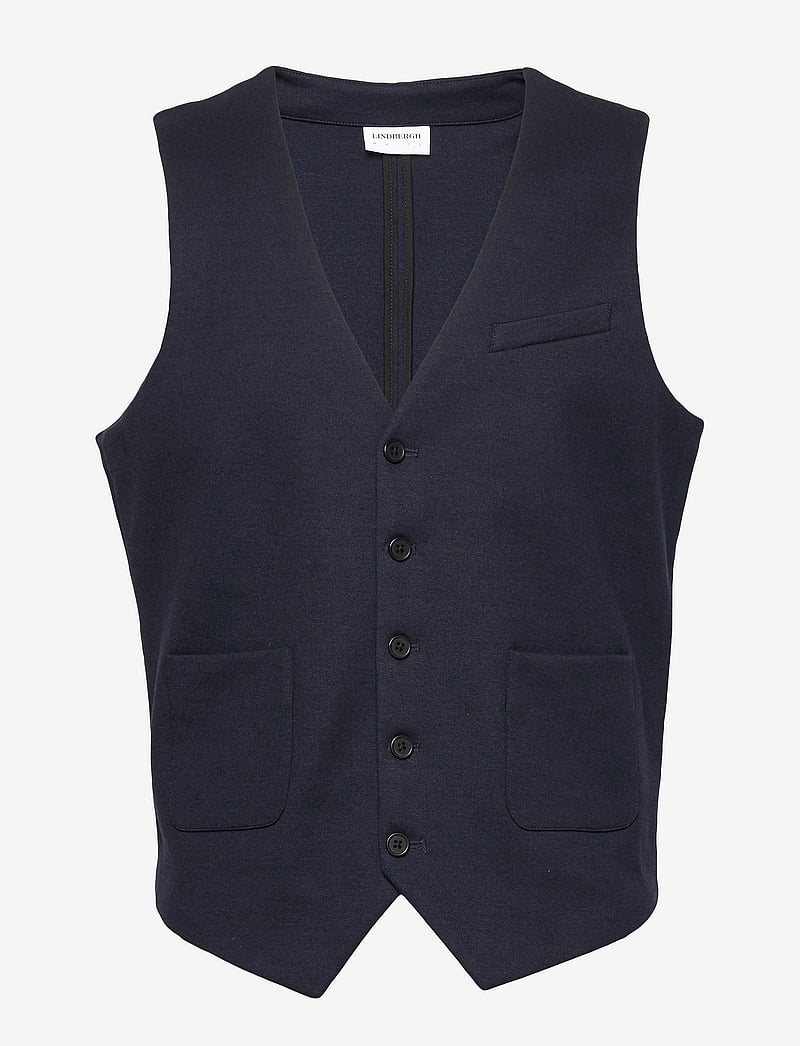Lindbergh - Superflex knitted waistcoat - westen - navy mix - 1