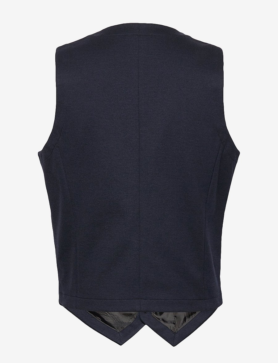 Lindbergh - Superflex knitted waistcoat - kamizelki - navy mix - 2