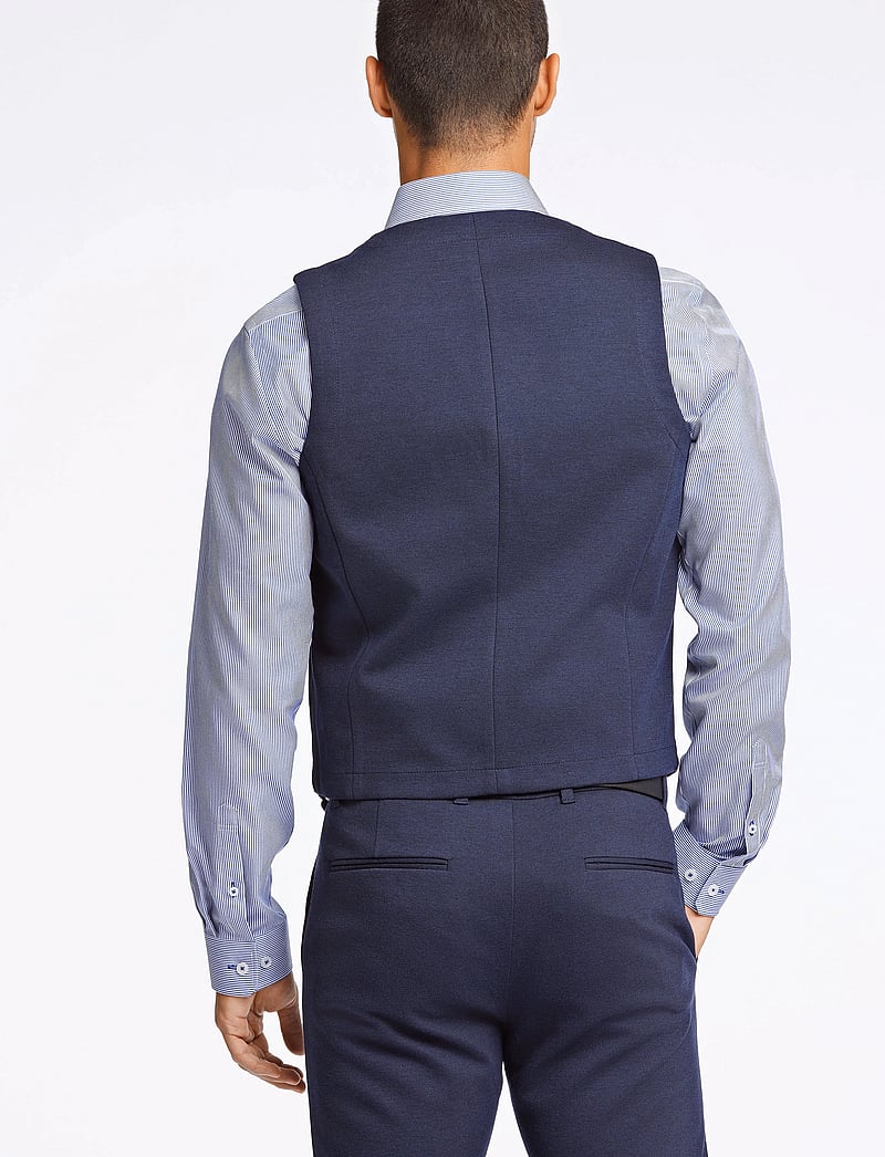 Lindbergh - Superflex knitted waistcoat - westen - navy mix - 3