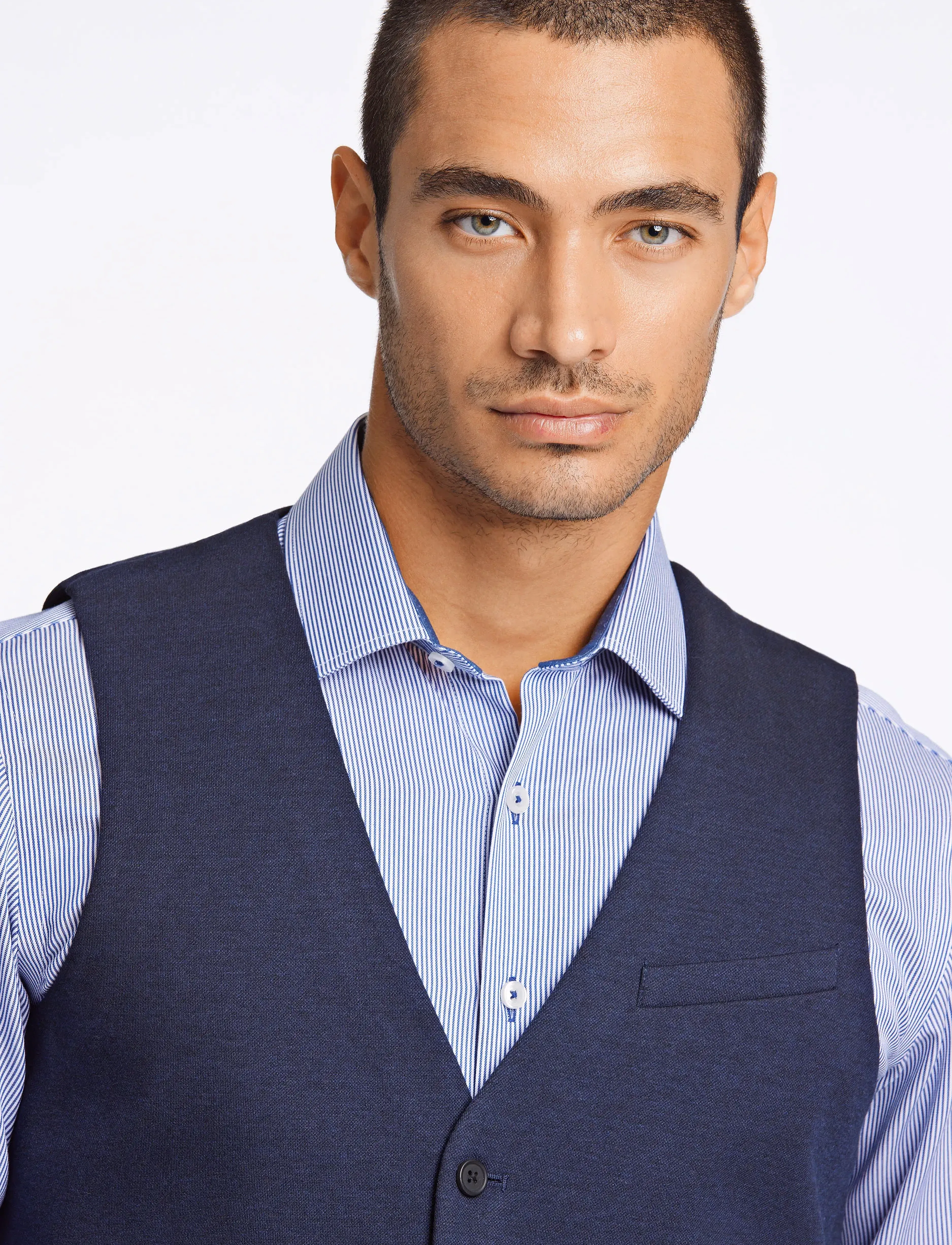 Lindbergh - Superflex knitted waistcoat - Ülikonnavestid - navy mix - 5