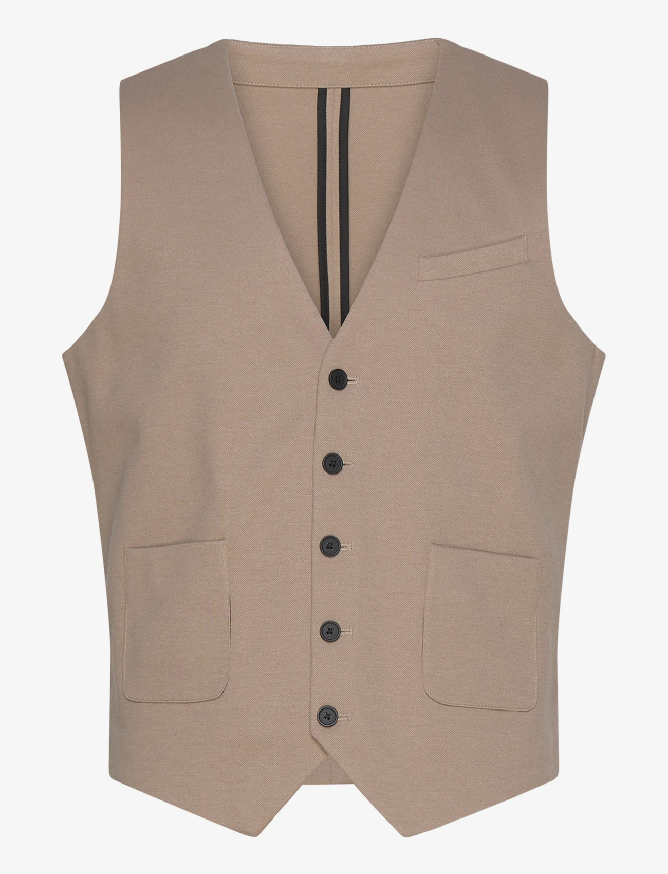 Lindbergh - Superflex knitted waistcoat - Ülikonnavestid - sand mix - 0