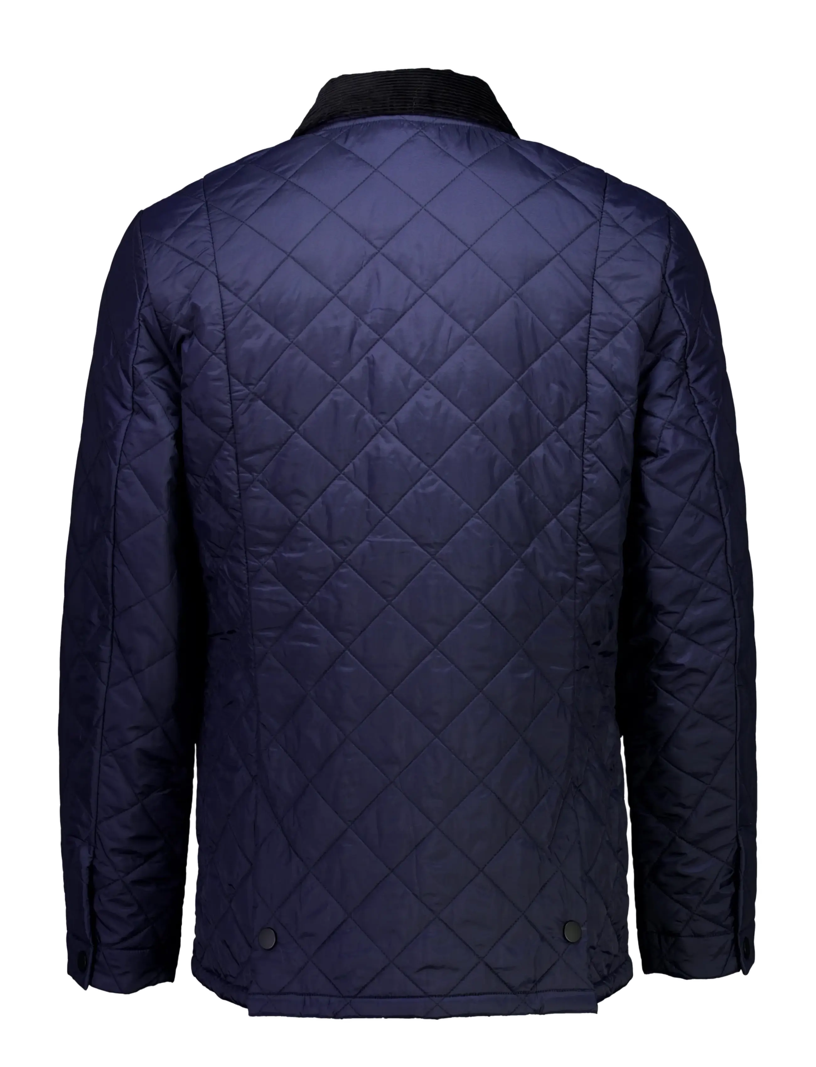 Lindbergh - Quilted jacket with corduroy collar - sügisjoped - navy - 2