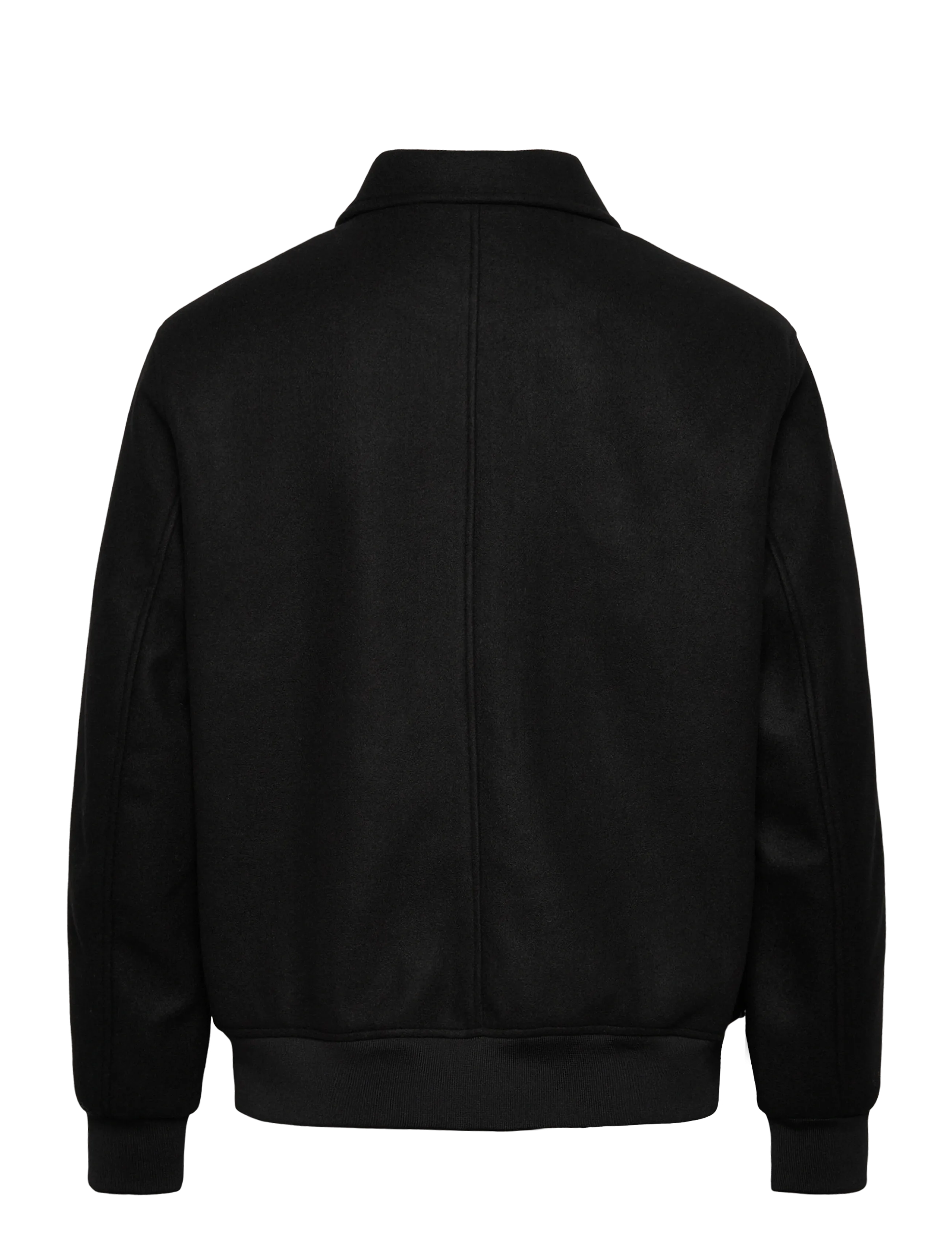 Lindbergh - Wool look zip-through jacketWool look zip-through jacket - frühlingsjacken - black - 2