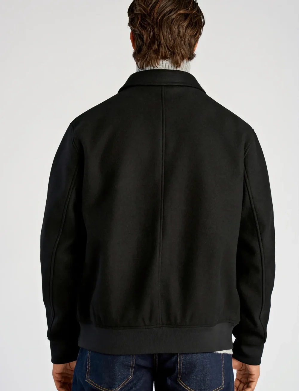 Lindbergh - Wool look zip-through jacketWool look zip-through jacket - herbstjacken - black - 3