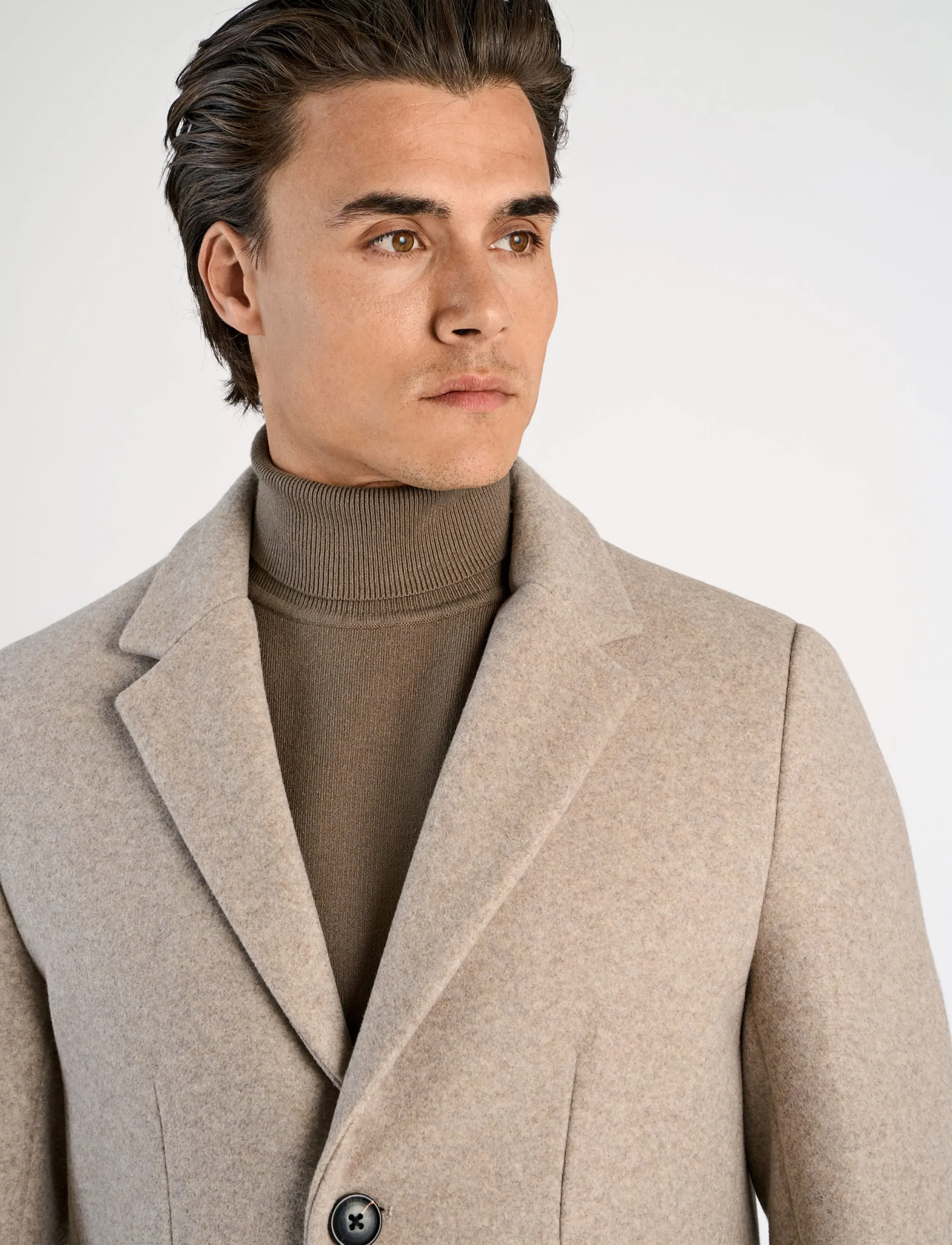 Lindbergh - Classic coat - efterårsjakker - stone mel - 5
