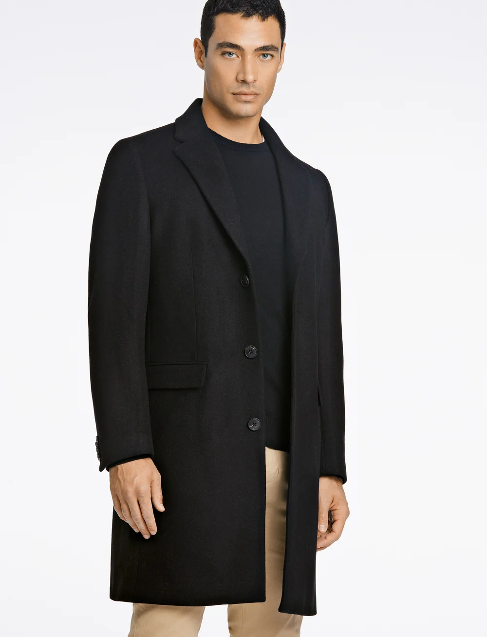 Lindbergh - Recycled wool coat - vinterjackor - black - 0