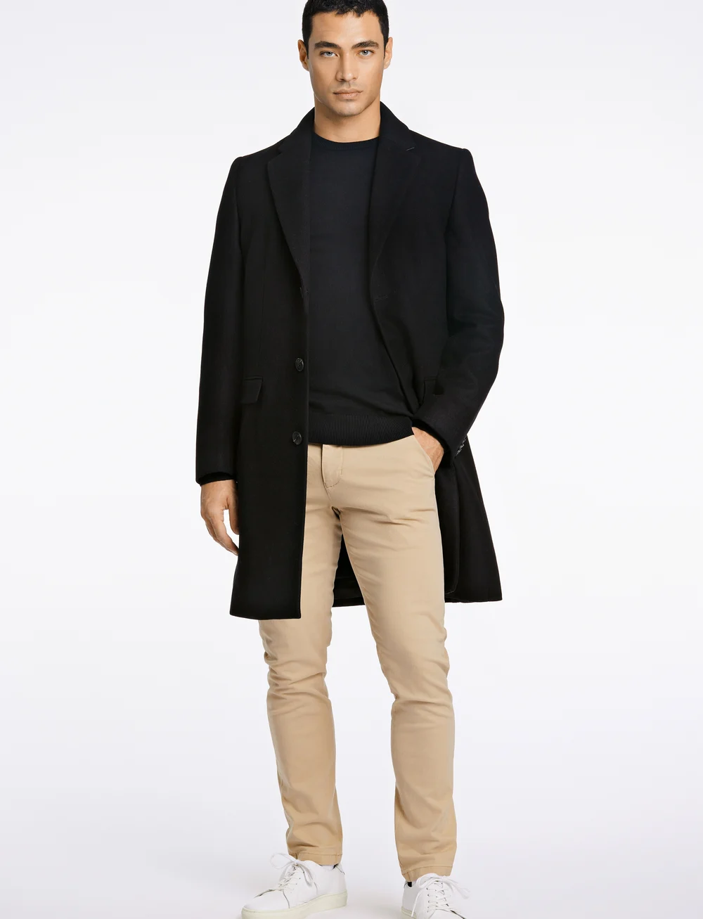 Lindbergh - Recycled wool coat - vinterjackor - black - 4