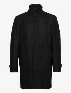 Recycled wool funnel neck coat, Lindbergh