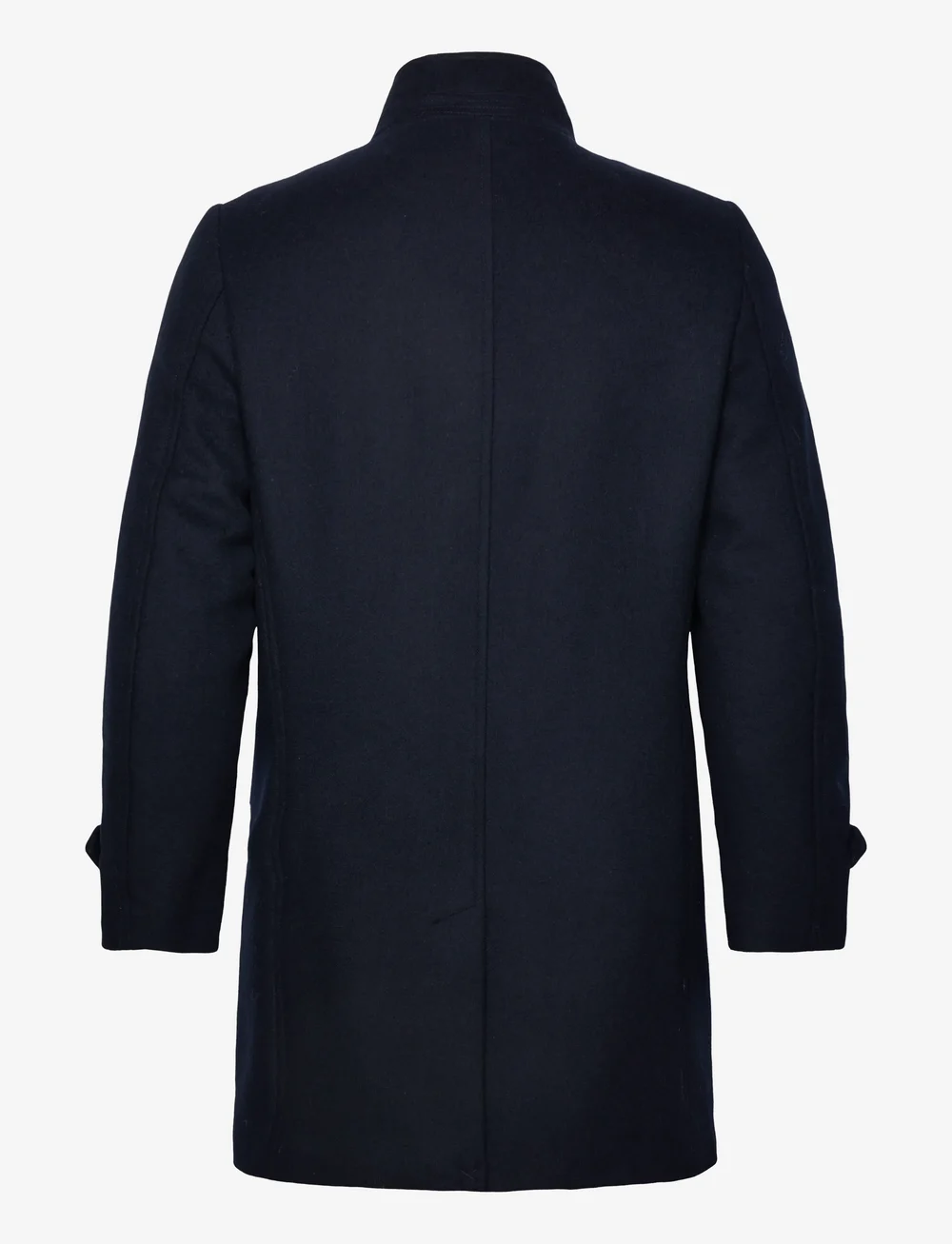 Lindbergh - Recycled wool funnel neck coat - winterjacken - navy - 1