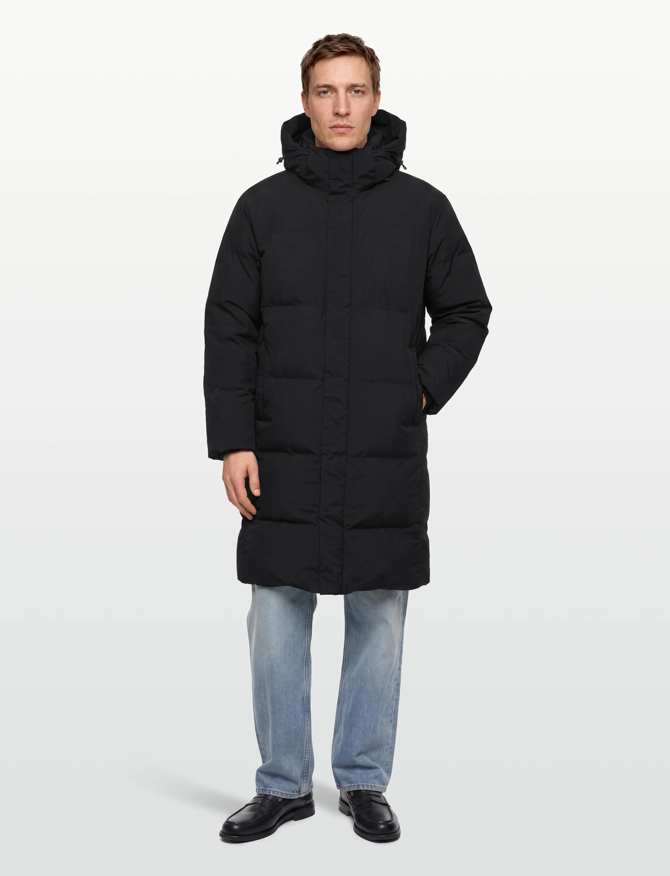 Lindbergh Recycled Padded Coat, XXL, Jackets, Schwarz - Parkas, Männerswear