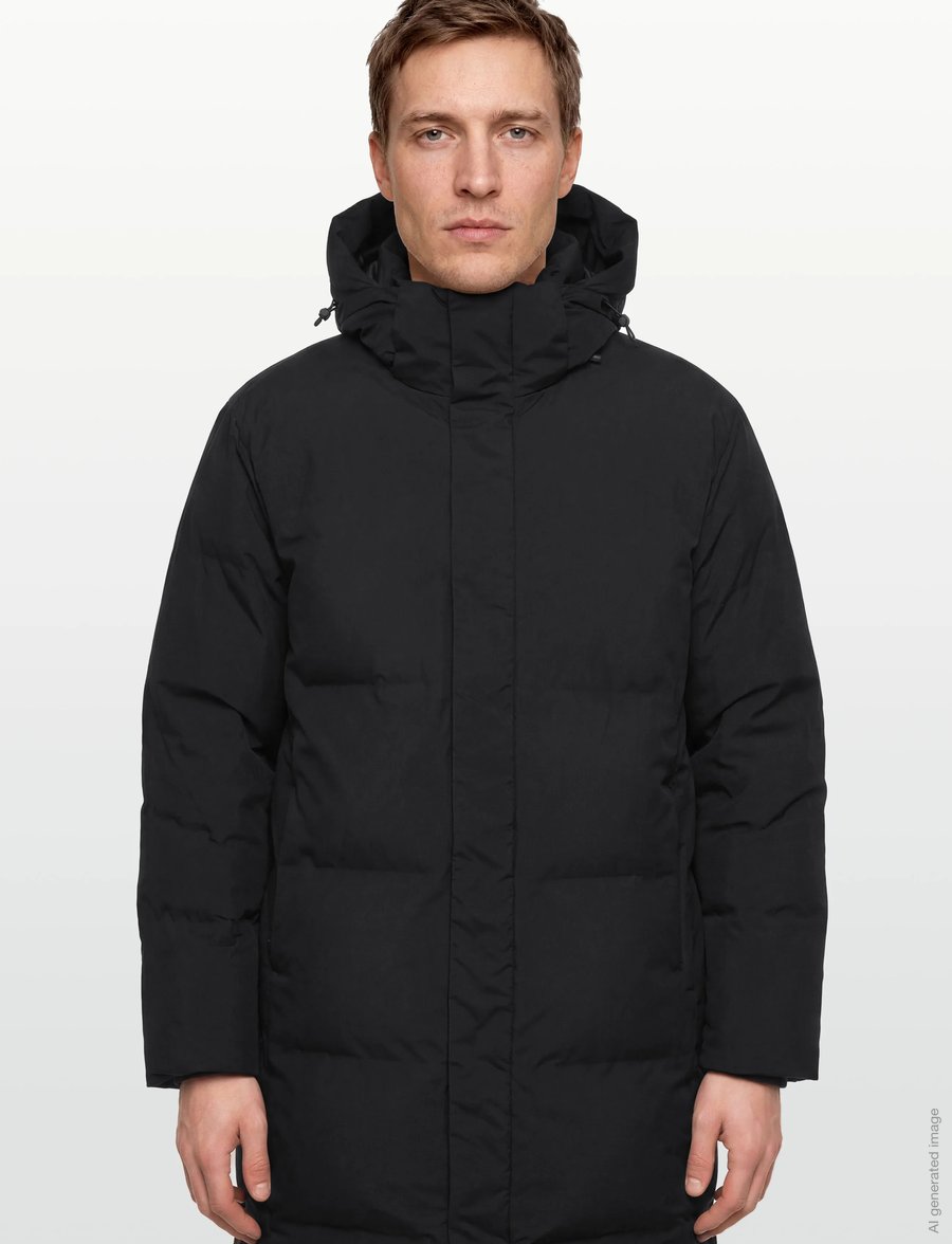 Lindbergh - Recycled padded coat - daunenjacken - black - 3