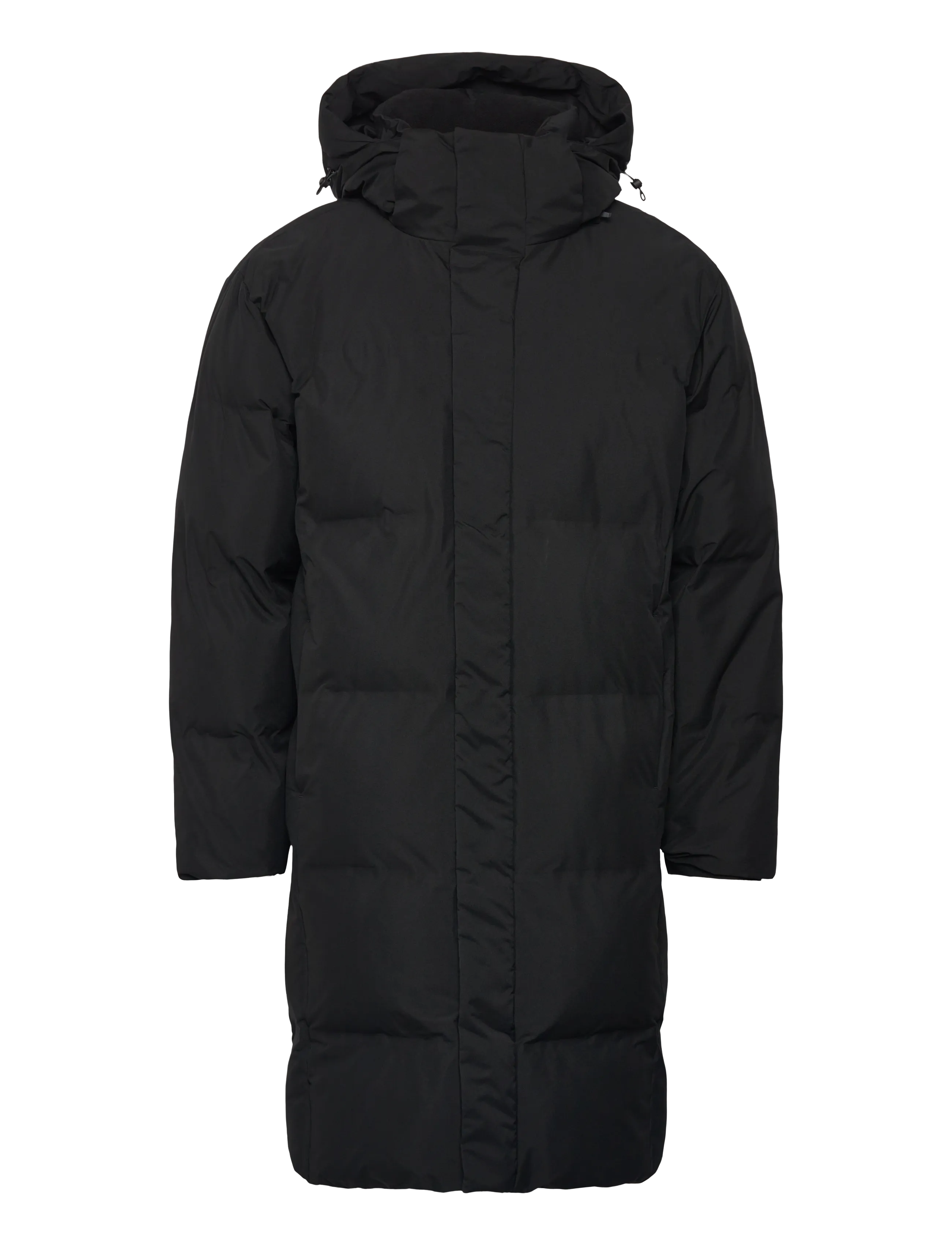 Recycled padded coat - BLACK