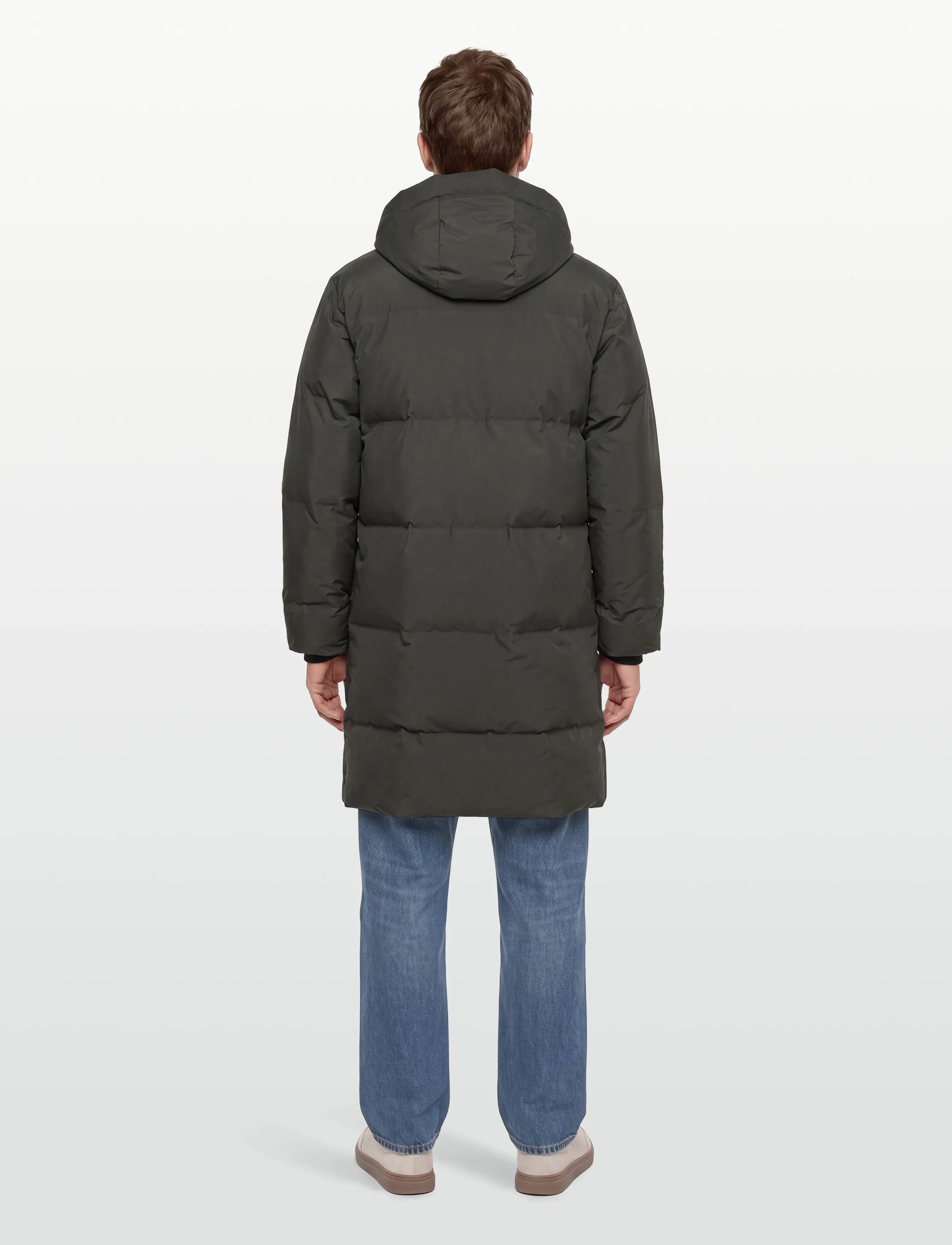 Lindbergh - Recycled padded coat - sulejoped - deep army - 4