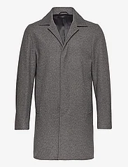 Lindbergh - Herringbone coat - winter jackets - grey mel - 2