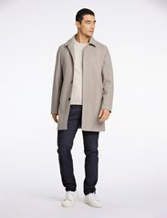 Lindbergh - Herringbone coat - winter jackets - lt sand - 3