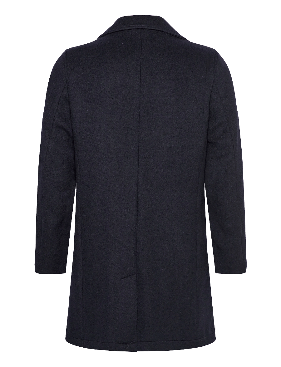 Lindbergh - Recycled pea coat - wool coats - navy - 2