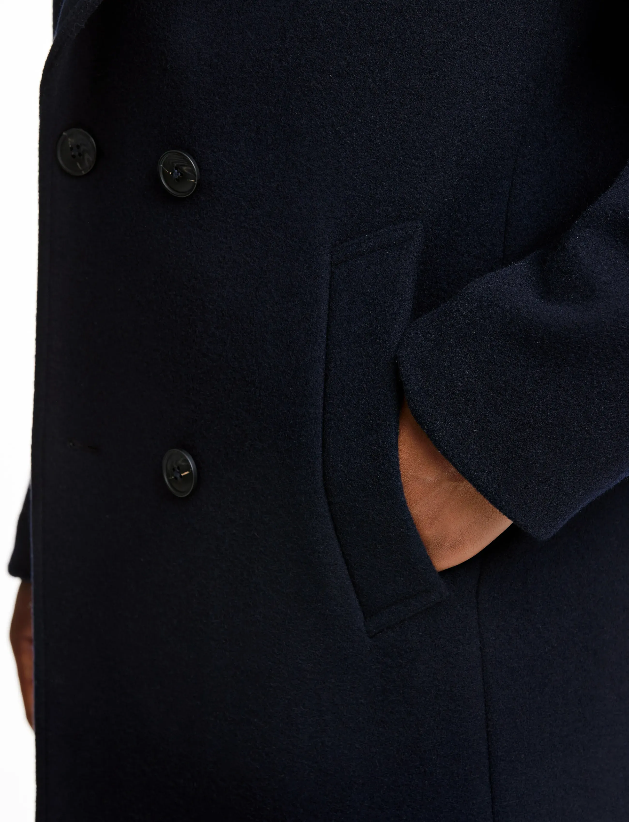 Lindbergh Recycled Pea Coat kappor & rockar herr – bild 5