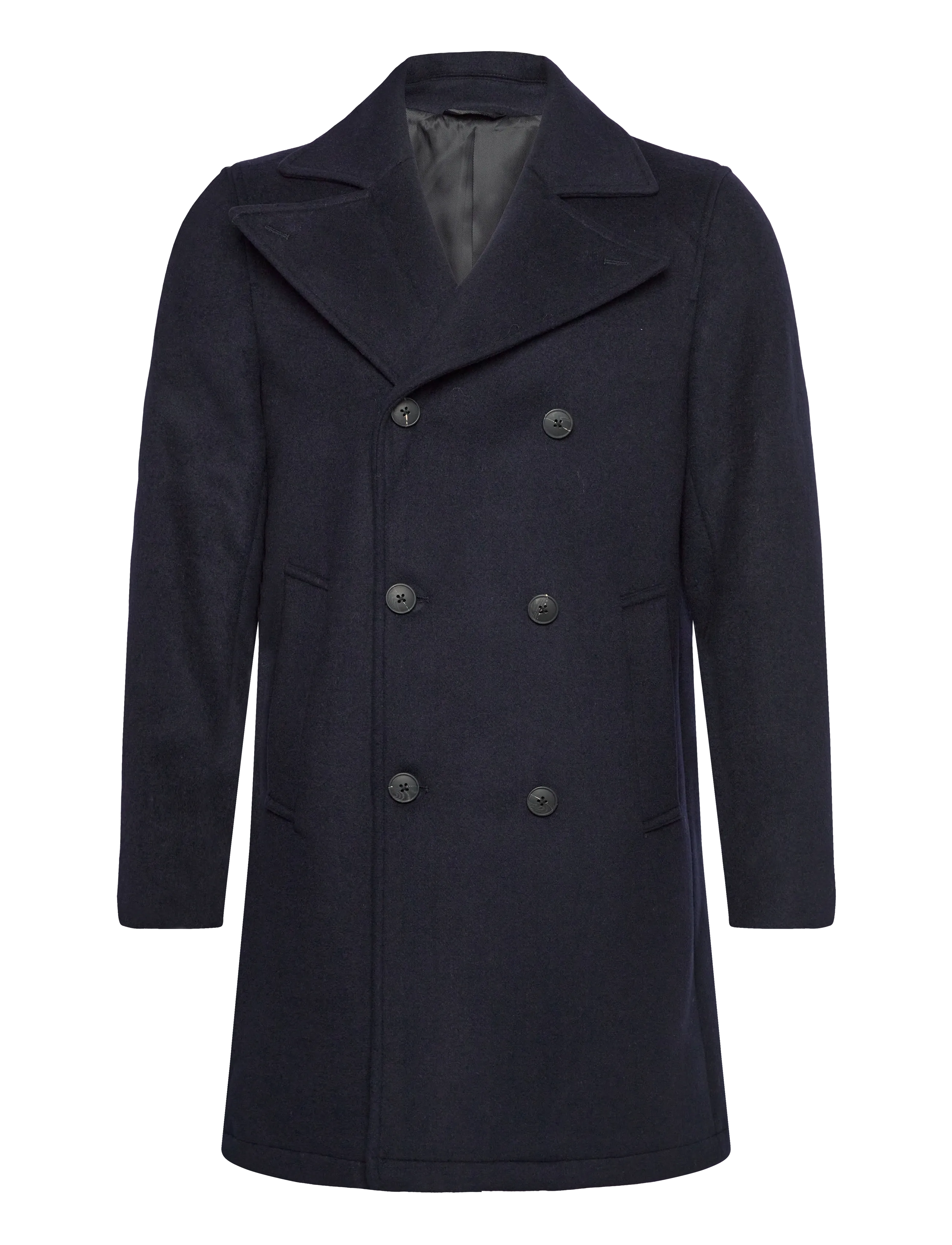 Lindbergh Recycled pea coat - Jackor & Rockar - NAVY / navy
