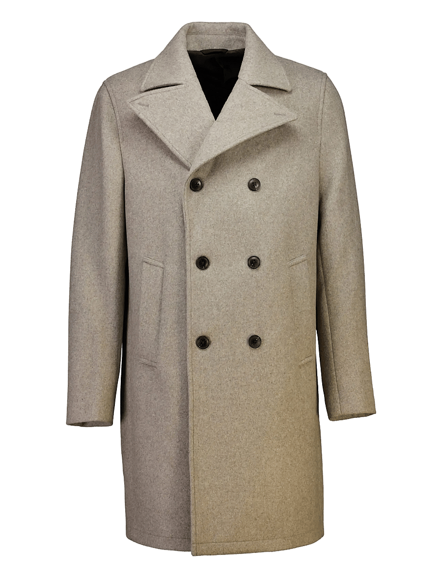 Lindbergh - Recycled pea coat - wollmäntel - stone mel - 0