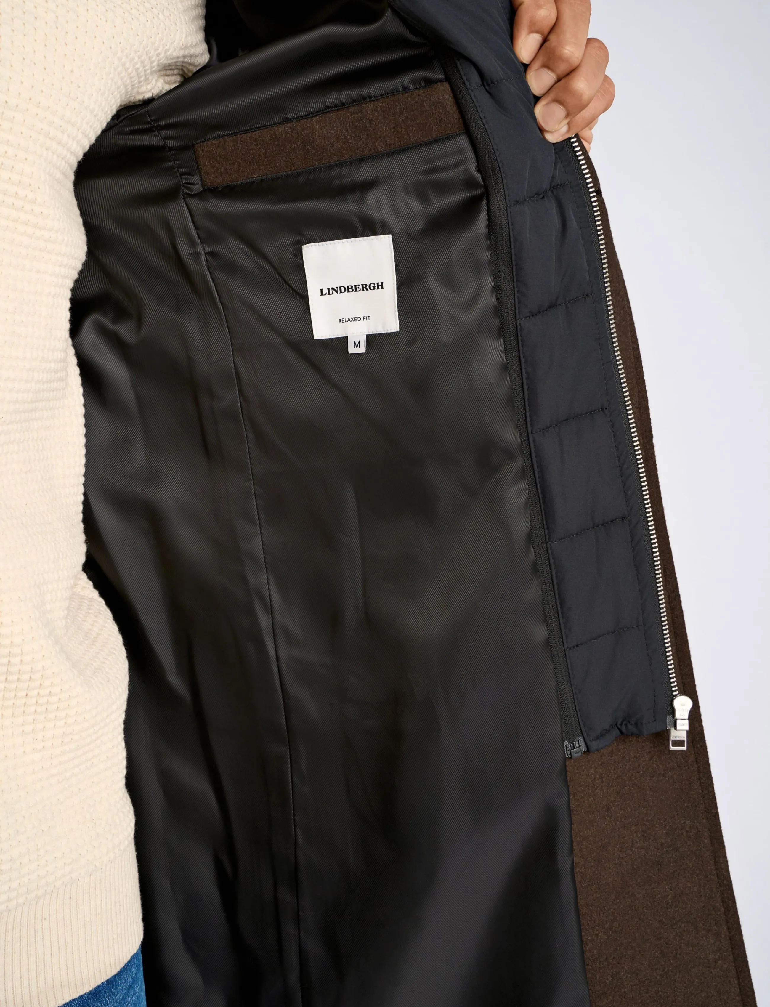 Lindbergh Detachable Collar Lapel Coat kappor & rockar herr – bild 6