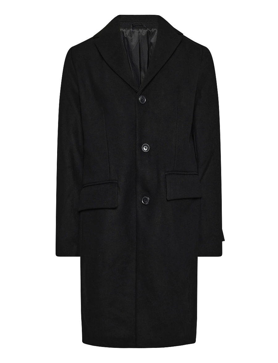 Lindbergh - Wool blend coat - wool coats - black - 0